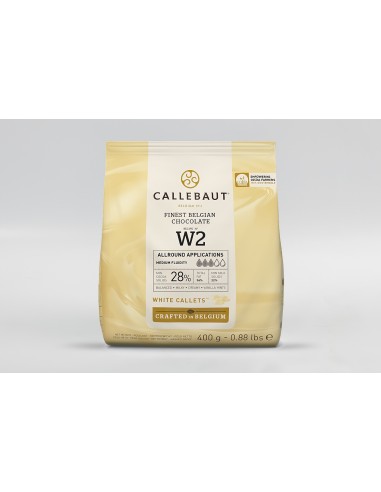 COB CALLEBAUT BLANCO 28% CACAO 400 GRS W2-BR