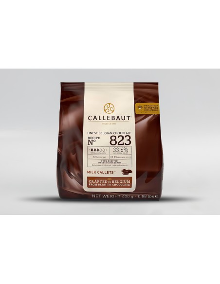 COB CALLEBAUT LECHE 33.6% CACAO 400GRS 823-BR